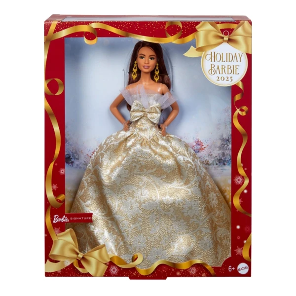 2025 Holiday Barbie, Light Brown Hair