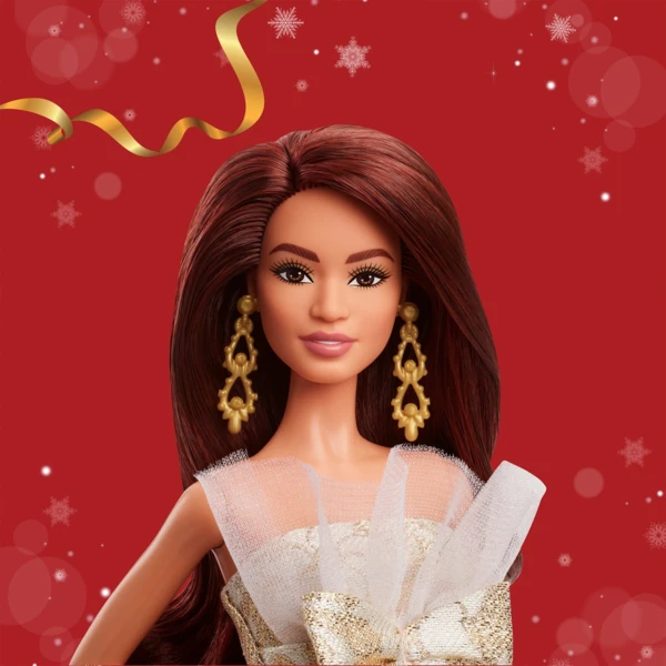 2025 Holiday Barbie, Light Brown Hair