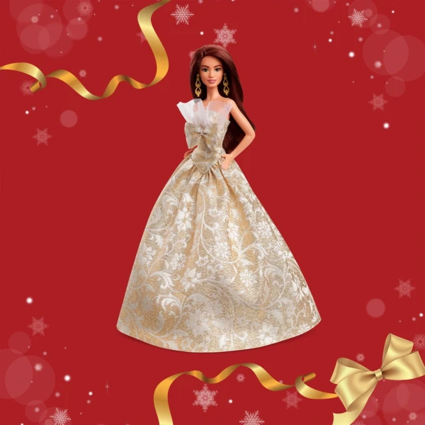 2025 Holiday Barbie, Light Brown Hair