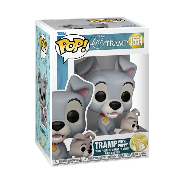 Funko Pop! Tramp With Puppy, Lady And The Tramp