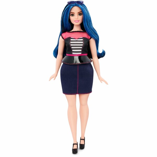 Barbie Fashionistas №027 – Sweetheart Stripes – Curvy 