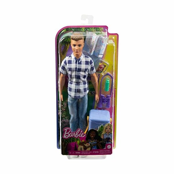 Barbie Blonde Ken with Blue Eyes in Plaid Shirt, It Takes Two
