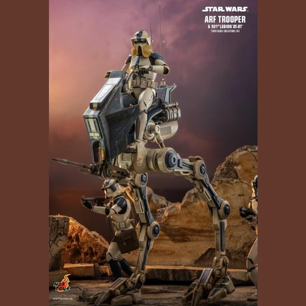 Hot Toys ARF Trooper & 501st Legion AT-RT, Star Wars: The Clone Wars