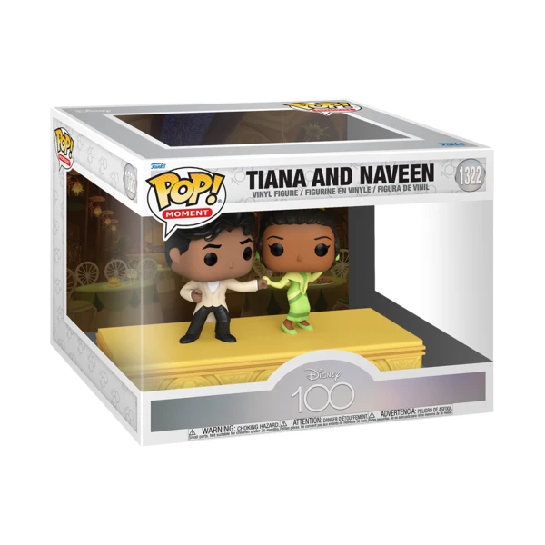 Funko Pop! MOMENT Tiana And Naveen, Disney 100