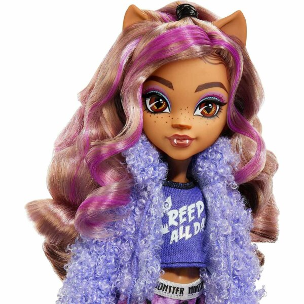Monster High Clawdeen Wolf with Pet Dog Crescent, Creepover Party