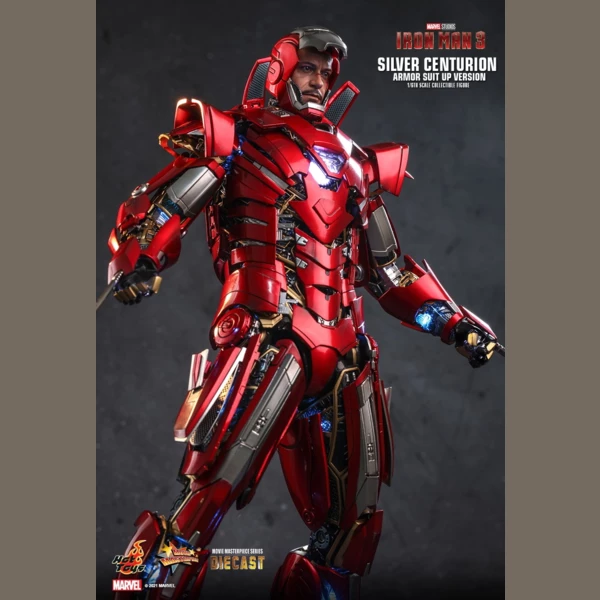 Hot Toys Silver Centurion (Armor Suit Up Version), Iron Man 3