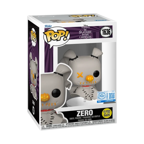 Funko Pop! Patchwork Zero (Glow), The Nightmare Before Christmas