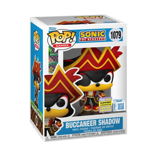 Funko Pop! Buccaneer Shadow, Sonic The Hedgehog