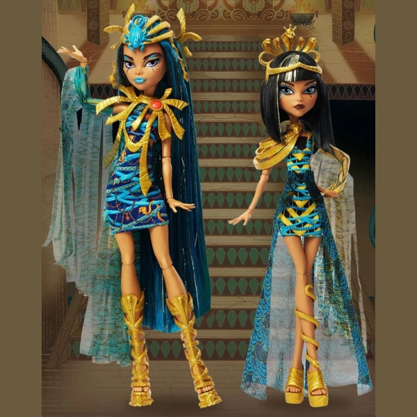 Monster High Mummy Majesties Cleo and Nefera De Nile, Two-Pack