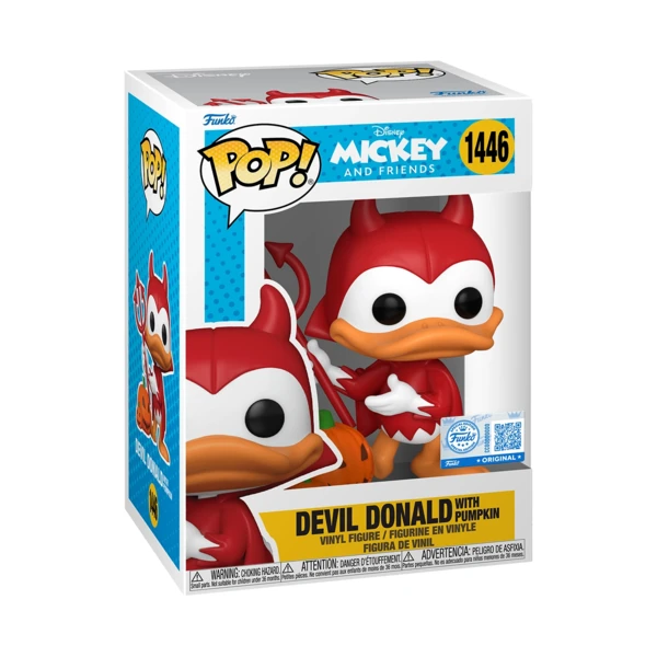 Funko Pop! Devil Donald With Pumpkin, Mickey And Friends
