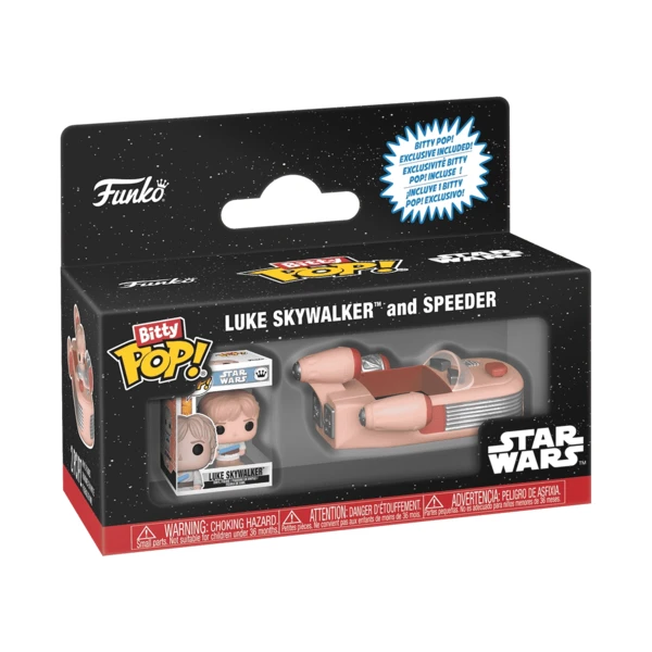 Funko Pop! Luke Skywalker and Speeder, Movies & TV