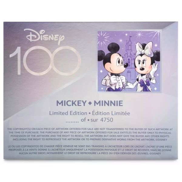 Disney Mickey Mouse and Minnie Mouse Limited Edition Doll Set, Disney100