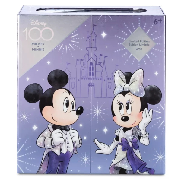 Disney Mickey Mouse and Minnie Mouse Limited Edition Doll Set, Disney100