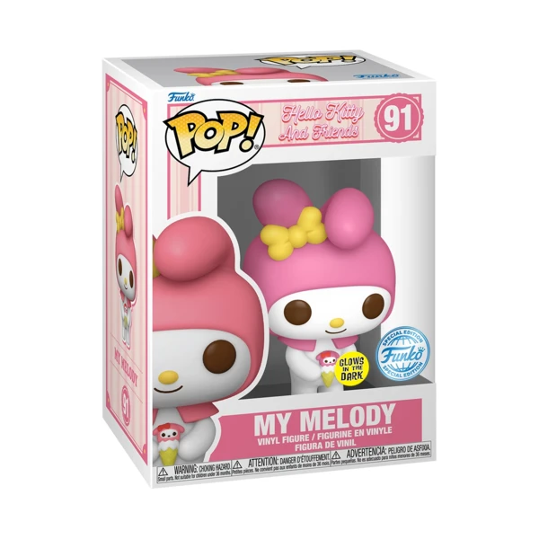 Funko Pop! My Melody (Glow), Hello Kitty And Friends