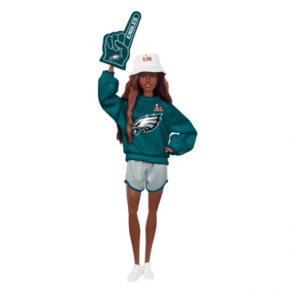 Barbie Super Bowl Eagles Doll 1, NFL Super Bowl