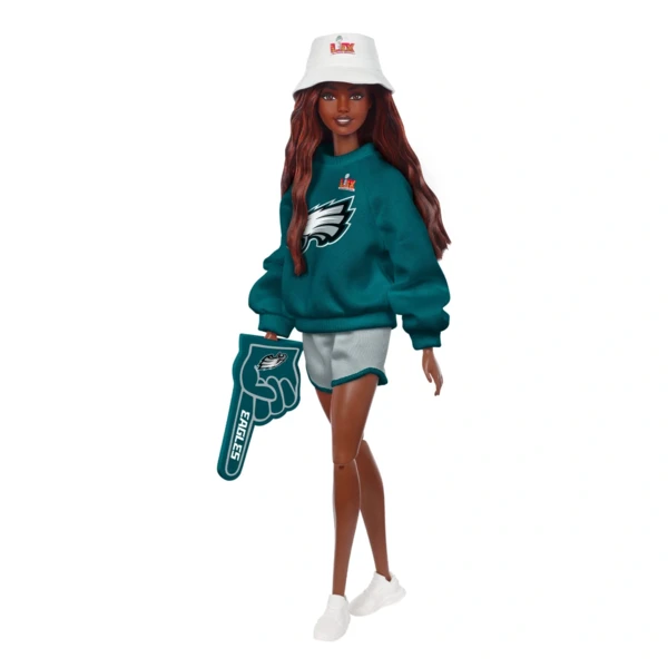 Barbie Super Bowl Eagles Doll 1, NFL Super Bowl