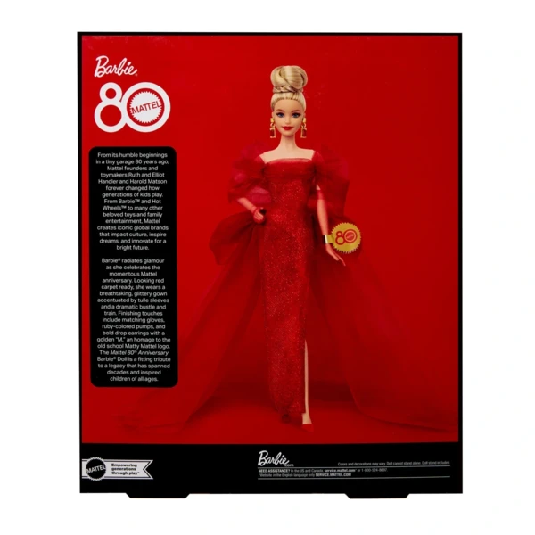 Barbie Blonde, 80th Anniversary, Anniversary Dolls