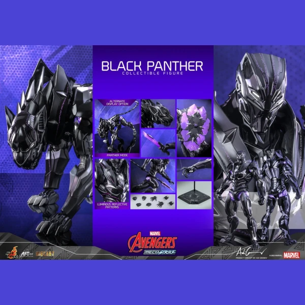 Hot Toys Avengers: Mech Strike - Black Panther (Diecast)