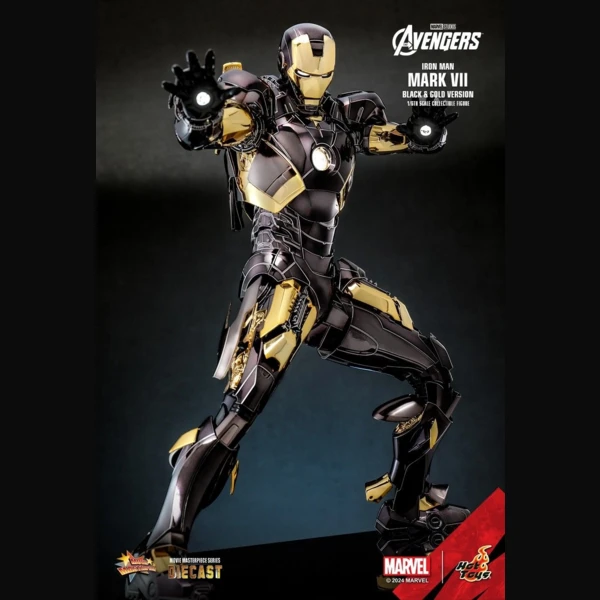 Hot Toys Iron Man Mark VII (Black and Gold Version), The Avengers