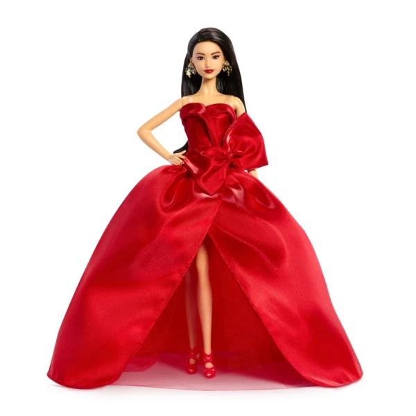 2026 Holiday Barbie with Dark Brown Hair