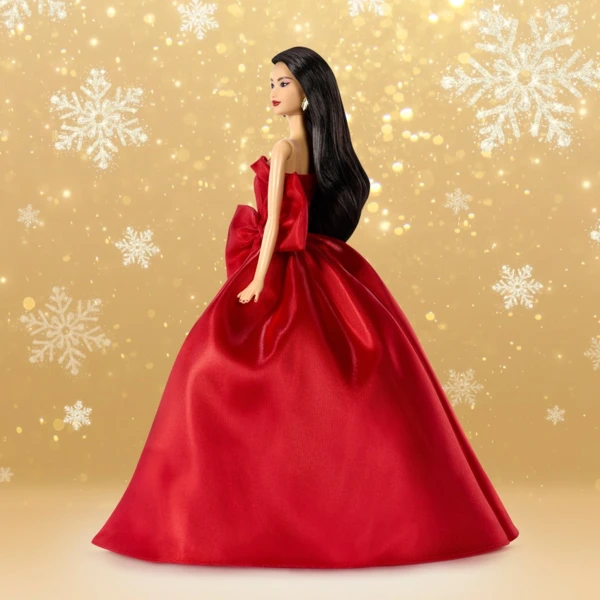 2026 Holiday Barbie with Dark Brown Hair