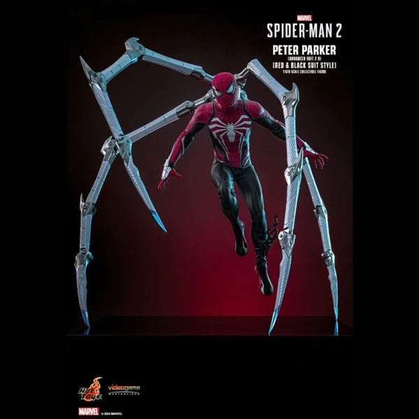 Hot Toys Peter Parker (Advanced Suit 2.0) (Red and Black Suit Style), Marvel's Spider-Man 2