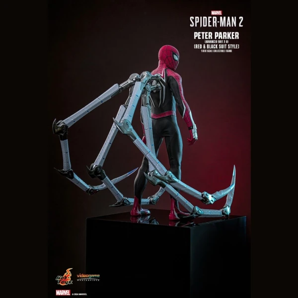 Hot Toys Peter Parker (Advanced Suit 2.0) (Red and Black Suit Style), Marvel's Spider-Man 2