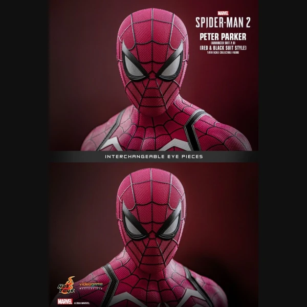 Hot Toys Peter Parker (Advanced Suit 2.0) (Red and Black Suit Style), Marvel's Spider-Man 2