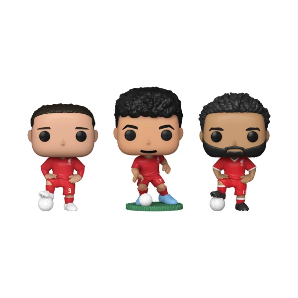 Funko Pop! Darwin Nunez, Mohamed Salah and Luis Diaz! 3-PACK, FC Liverpool