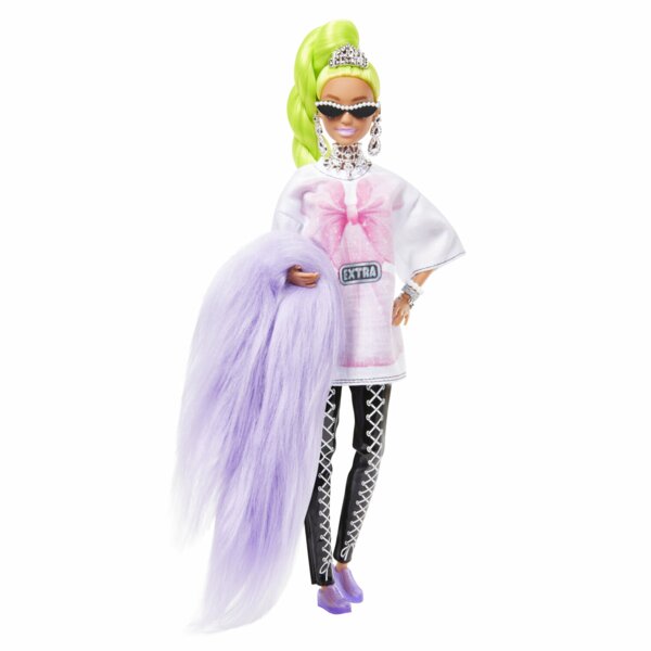 Barbie Extra Doll #11, Neongroen Haar