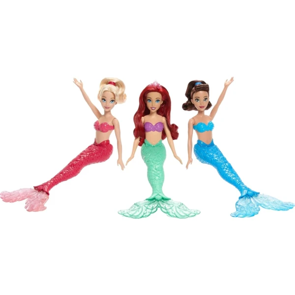 Disney Ariel with Aquata and Arista mermaid sisters, The Disney Princess