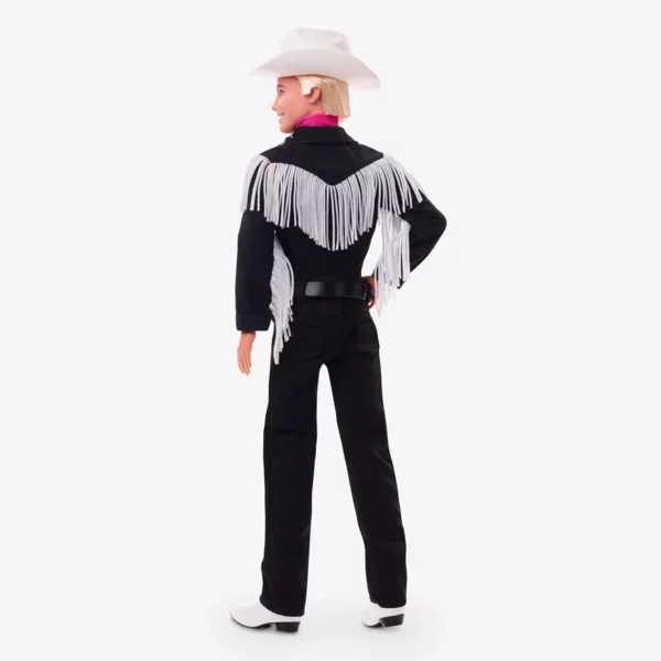 Barbie Ken in Black and White Western Outfit, The Movie 2023