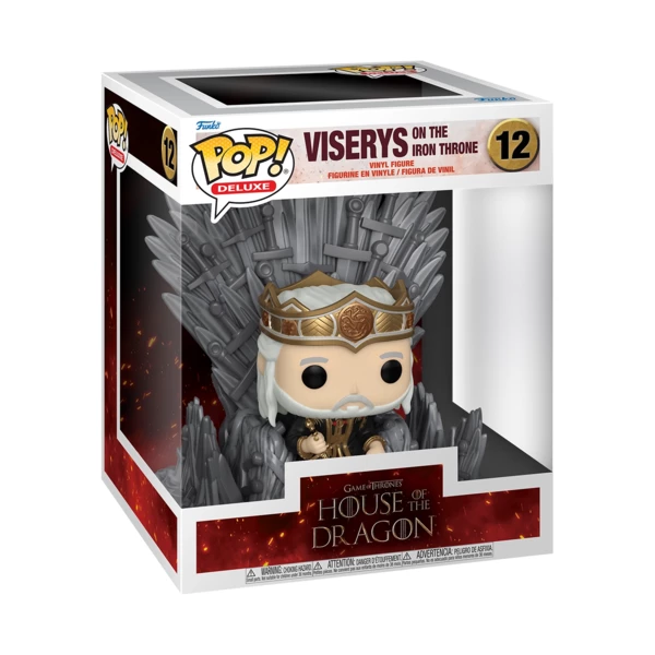 Funko Pop! DELUXE Viserys On The Iron Throne, House Of The Dragon