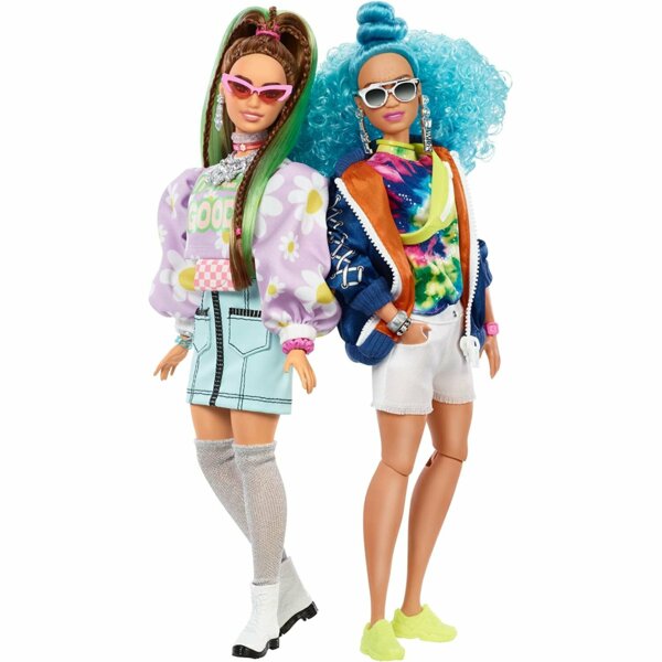 Barbie Extra 5-Doll Set with 6 Pets and 70 Styling Pieces