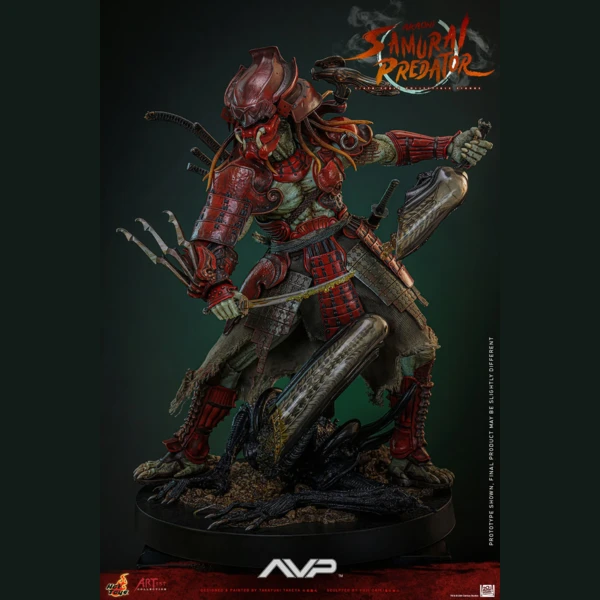 Hot Toys Alien vs Predator - Akaoni Samurai Predator (Akazonae)