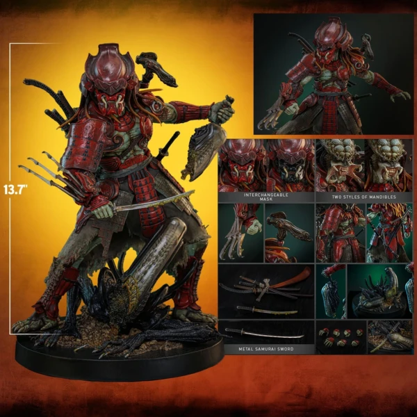 Hot Toys Alien vs Predator - Akaoni Samurai Predator (Akazonae)