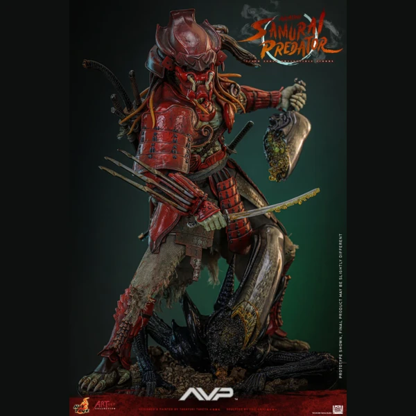 Hot Toys Alien vs Predator - Akaoni Samurai Predator (Akazonae)