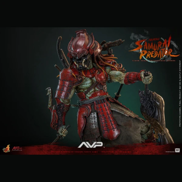 Hot Toys Alien vs Predator - Akaoni Samurai Predator (Akazonae)