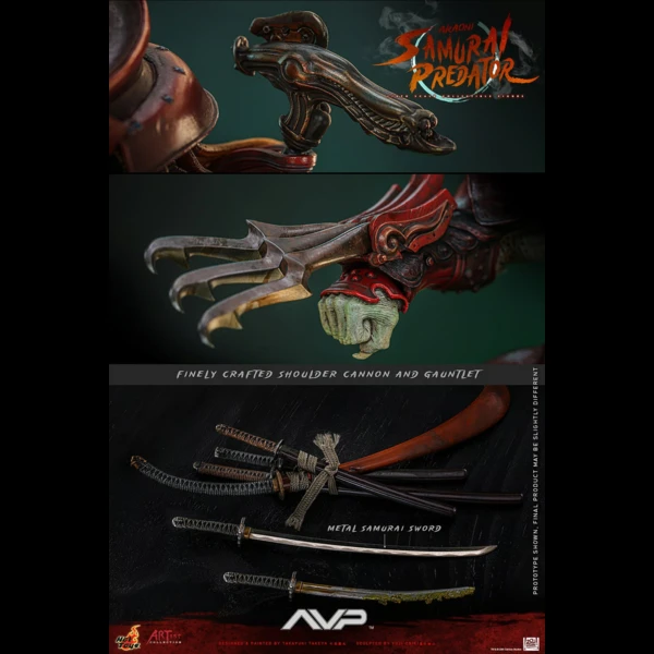 Hot Toys Alien vs Predator - Akaoni Samurai Predator (Akazonae)