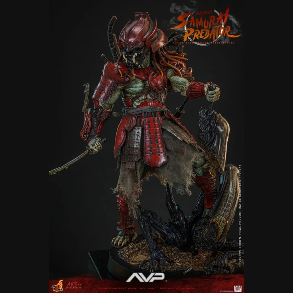 Hot Toys Alien vs Predator - Akaoni Samurai Predator (Akazonae)