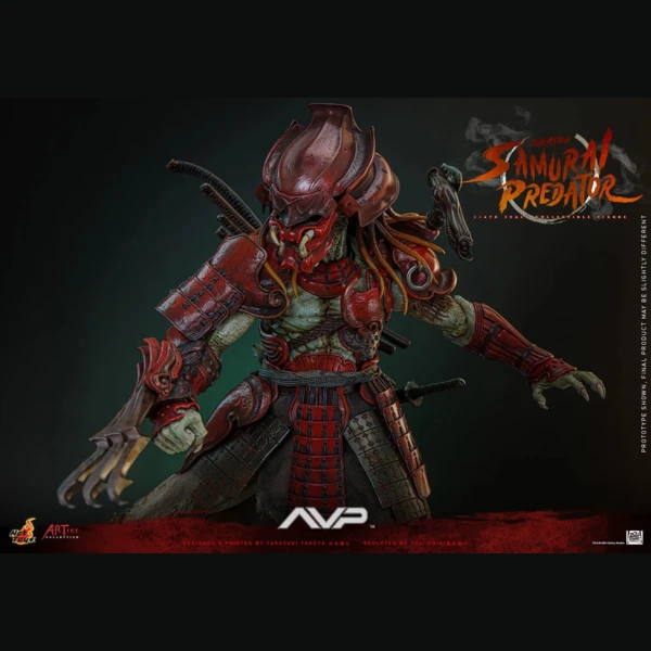 Hot Toys Alien vs Predator - Akaoni Samurai Predator (Akazonae)