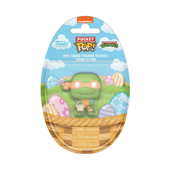 Funko Pop! Pocket Pop! Michelangelo with Easter Basket, Teenage Mutant Ninja Turtles