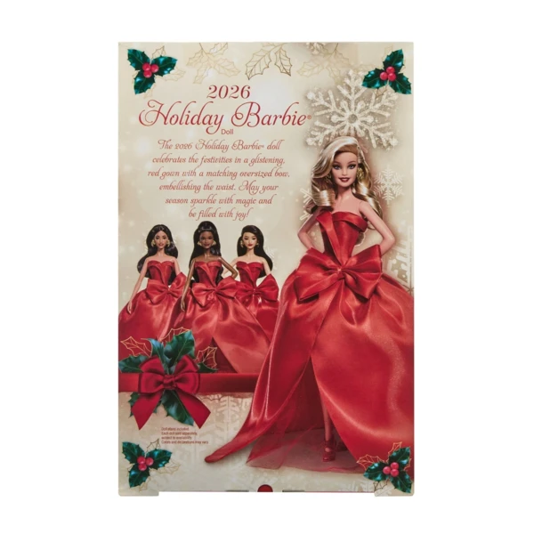 2026 Holiday Barbie with Blonde Hair