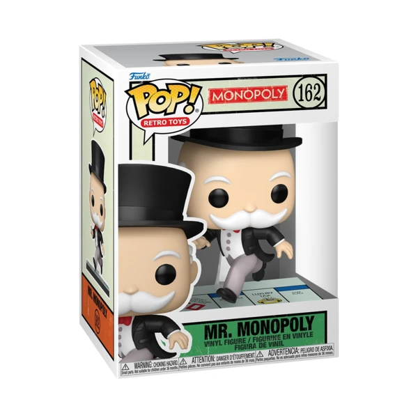 Funko Pop! Mr Monopoly (Pass Go), Retro Toys S10