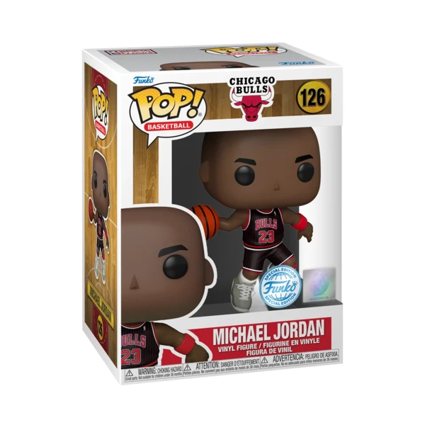 Funko Pop! Michael Jordan (Black Jersey), NBA: Chicago Bulls