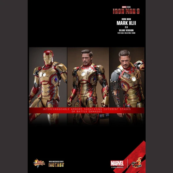 Hot Toys Iron Man Mark XLII (2.0) (Deluxe Version), Iron Man 2