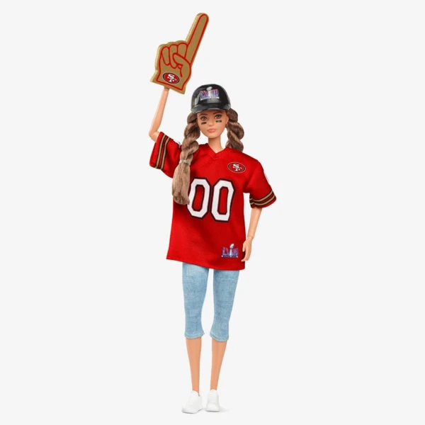 Barbie San Francisco 49ers, Champion Doll, NFL Super Bowl