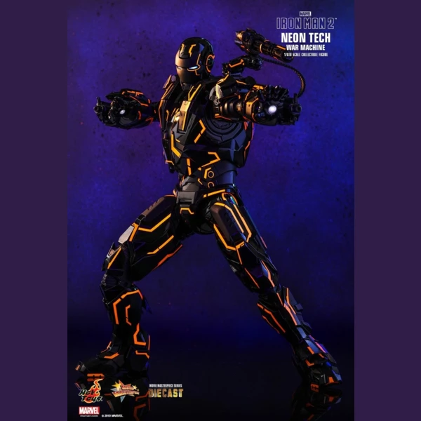 Hot Toys Neon Tech War Machine, Iron Man 2
