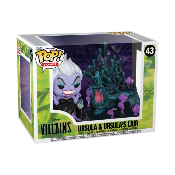 Funko Pop! TOWN Ursula And Ursula's Lair, Disney Villains