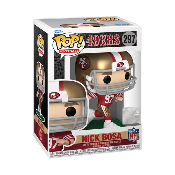 Funko Pop! Nick Bosa (Red And Gold), NFL: 49Ers